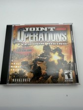 Joint Operations Combined Arms Typhoon Rising and Escalation PC CD Rom Game Used