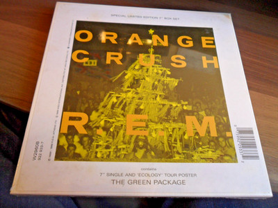 R.E.M.  Orange Crush   7'' Box Set Vinyl +Tour Poster STILL SEALED