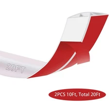 10/20Ft Floor Cable Cover Protector 3 Channels Outdoor Cord Hider Wire Organizer