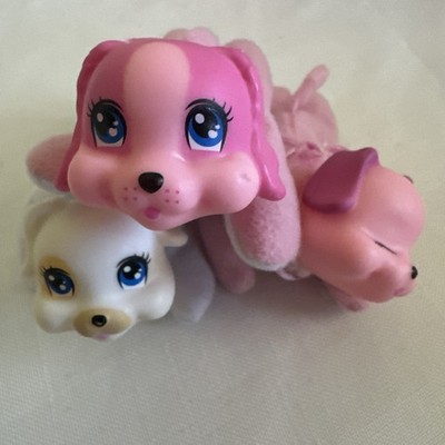 Vintage PUPPY SURPRISE Plush Lot Of 3 Puppies Stuffed Animals 1990s Toys