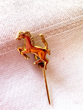 Anstecknadel Ferrari Pferd Gold 750 Liebhaberstück u. Ferrari Fans