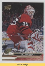 2023-24 Upper Deck Series 2 Speckled Rainbow Foil Ville Husso #316 READ hj3