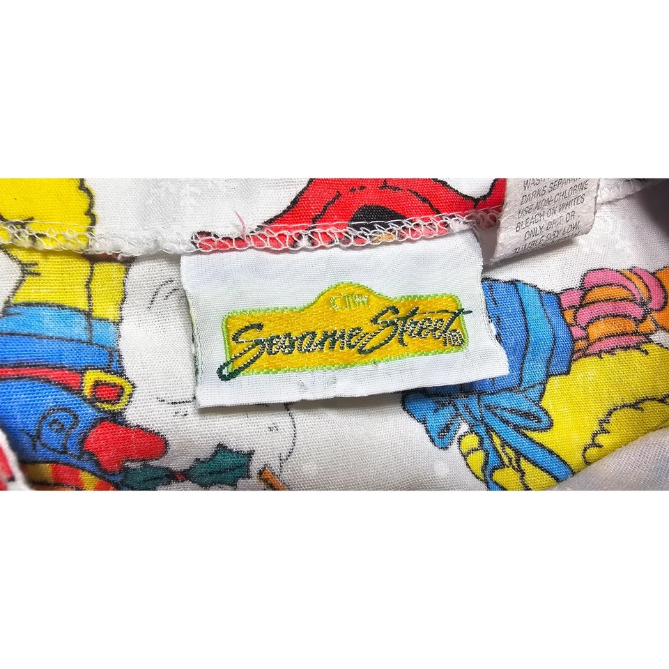 Vintage Sesame Street Exfoliante Manga Larga Enfermera Navidad Invierno Y2K Años 80 UNIFORME S Foto 4 de 4