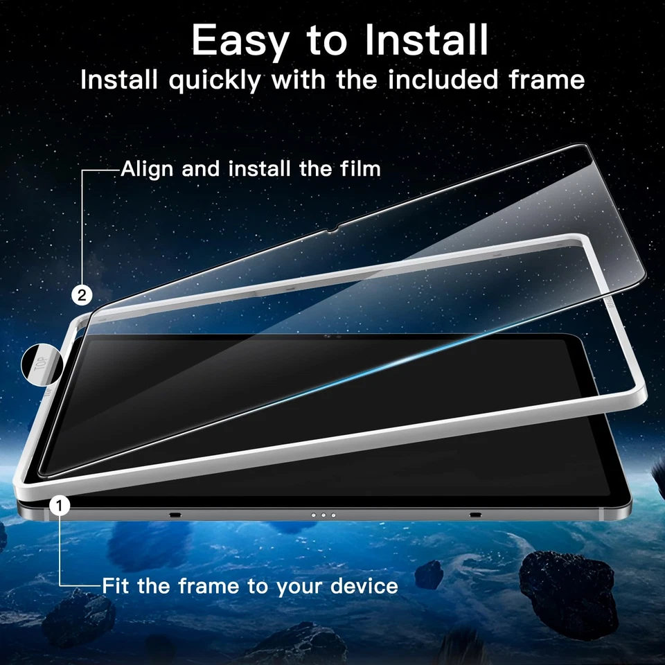 Protector de pantalla para Samsung Galaxy Tab S10 FE Plus/S10 FE+ 2025 (13,1 pulgadas) Foto 2 de 4