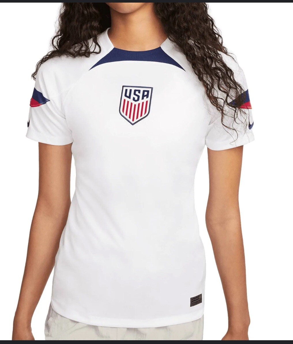 NWT! Nike x USA Soccer 2023 Dri-Fit Home Jersey DN0778-101 Women
