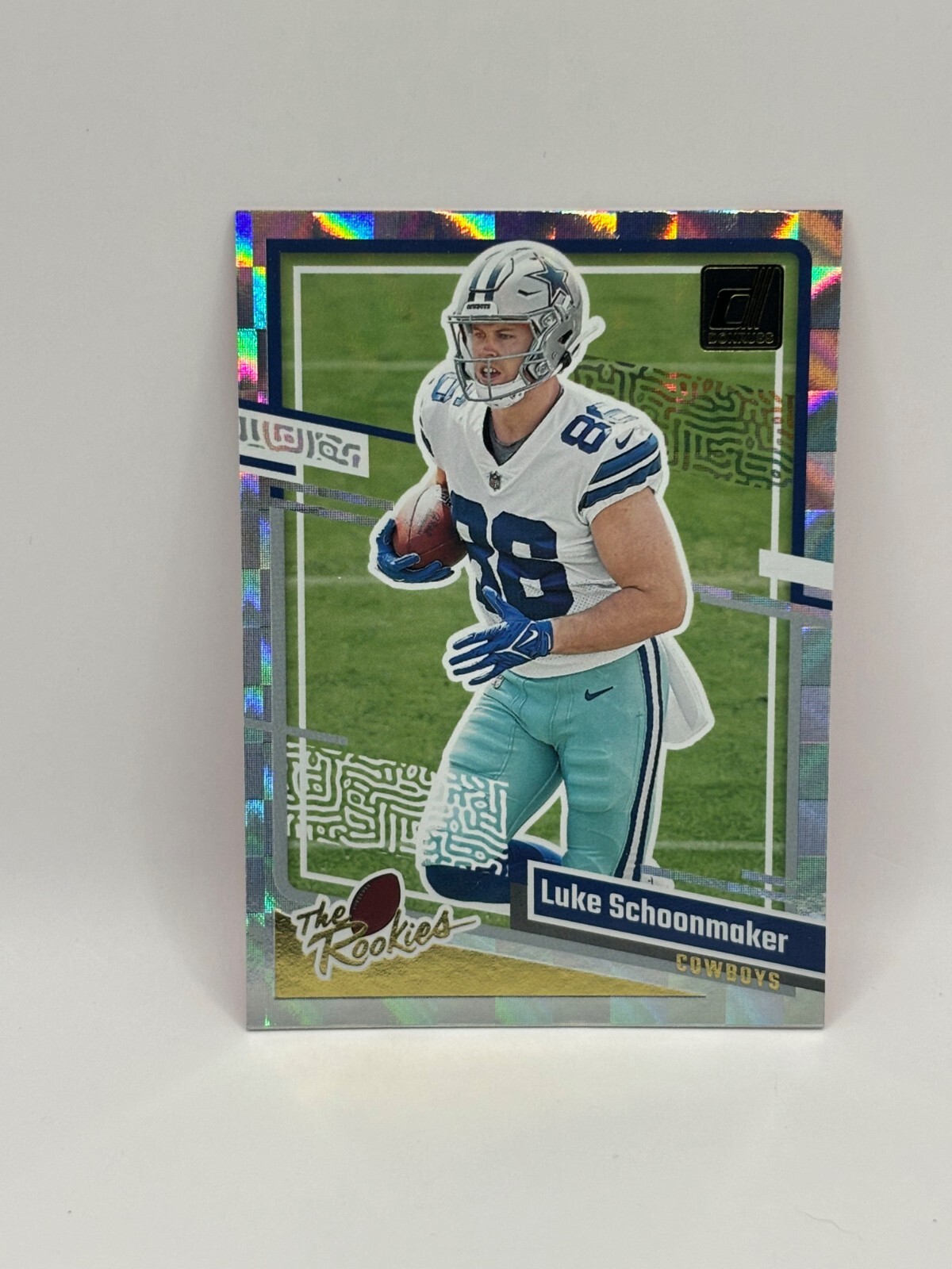 2023 Donruss Football The Rookies #18 Luke Schoonmaker RC - Dallas Cowboys