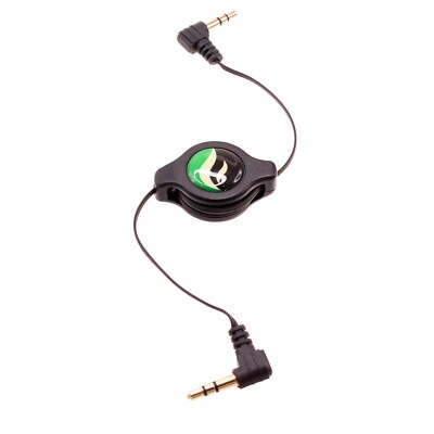 Retractable Aux Cable 3.5mm Adapter Car Stereo Aux-in Audio Cord for SmartPhones