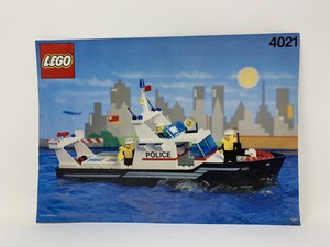 lego police boat vintage