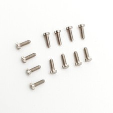 12 PCS 5 Star Gray Stainsteel Screws Fit for Richard Mille Case Wrist Watch