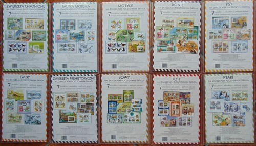 10 diff. topical stamp packets w/ 70 sheets cat. listed (cto) Lot #2 - 第 1/12 張圖片