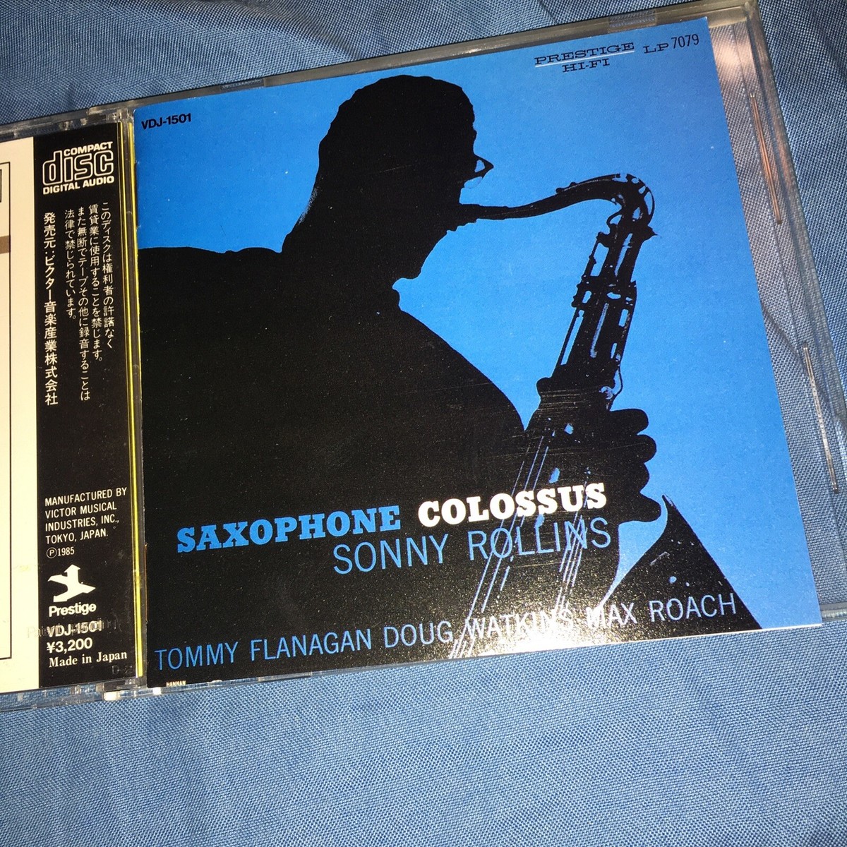 SONNY ROLLINS early JAPAN PRESSING Saxophone Colossus Prestige | eBay