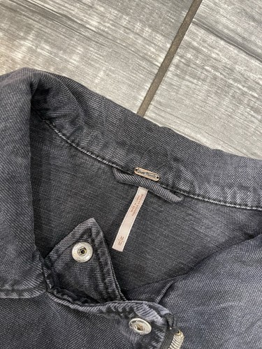 Free People Rebel Moto Style Jacket Size Medium - Picture 7 of 13