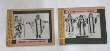 Lot 2 Vtg 30s Glass Slides Costume Design Transitional Roman Byzantine Period