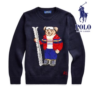 Vintage 90's Polo Ralph Lauren PRL Polo Ski Bear Sweater Size XL BOYS Navy Men's | eBay