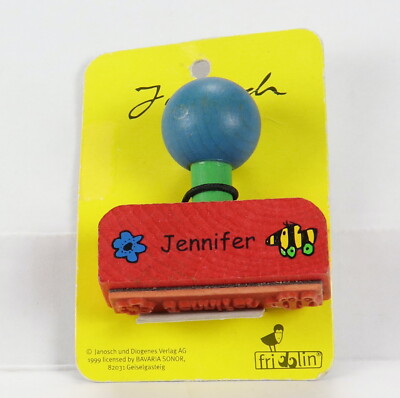 Stamp Name Stamp Flower+Tigerente Girl's Name Jennifer