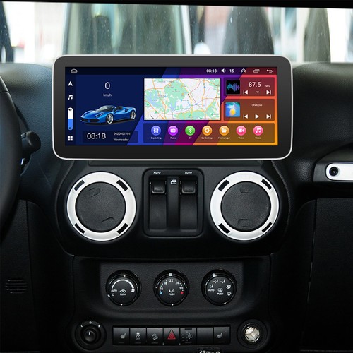 Car Stereo Radio 12.3'' Android 12 Head Unit GPS Player w/CarPlay For Jeep Dodge - Bild 1 von 11
