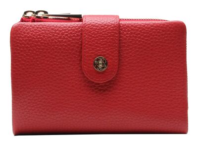 Esquire Madison Wallet L Geldbörse Kartenhalter Red rot Neu