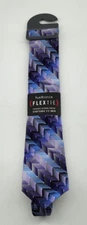NEW Van Heusen Flex Expandable Neckband Comfort Purple Neck Tie $50 MSRP
