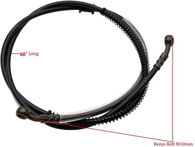 LE LEFOSSI Motorcycle Braided Hydraulic Brake Oil Hose Line Pipe Cable Compatible - Foto 2