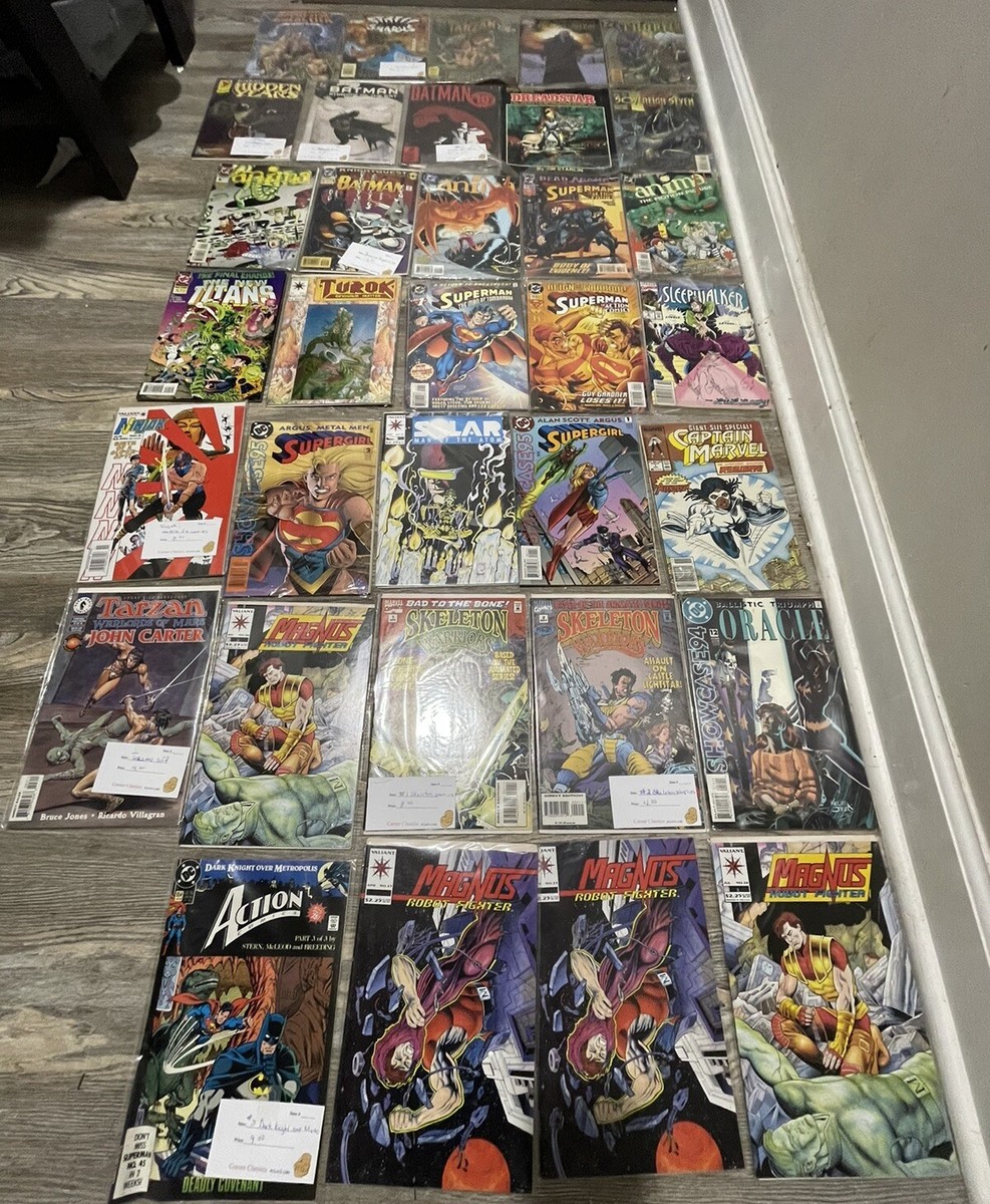 Mixed Comic Books Lot Including Marvel, DC, Valiant. Please