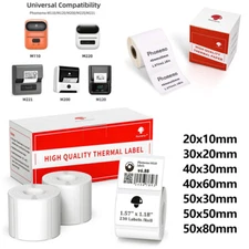 Thermal Sticker Label Self-Adhesive Address Paper for Phomemo M120 M221 Printer