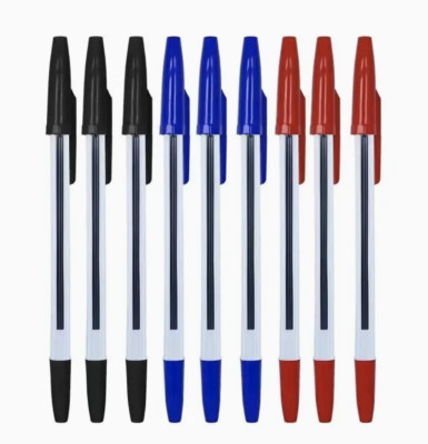 Kugelschreiber Set hochwertige mittlere Kugelschreiber Biros schwarz blau rot 16 Stck.