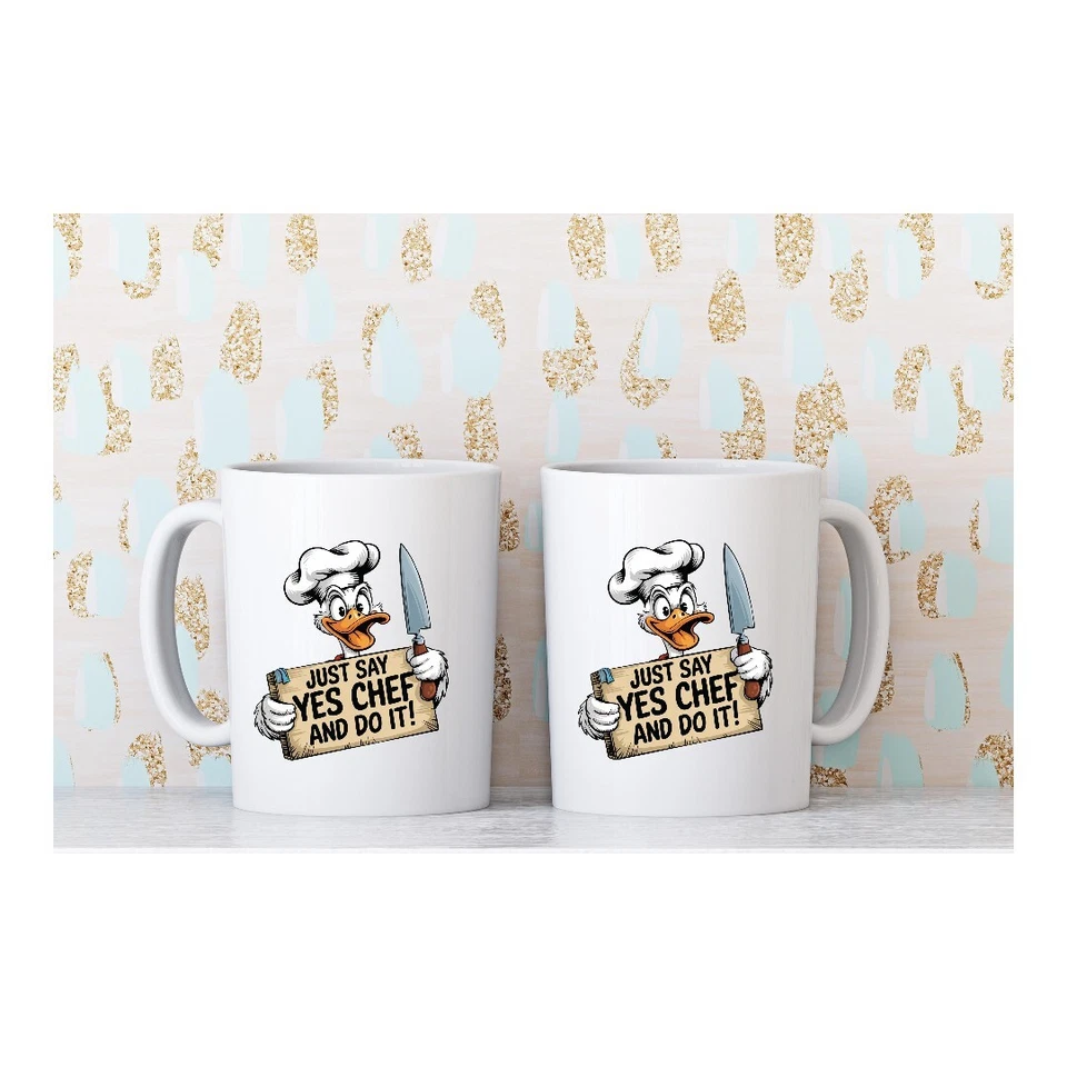 GLITZ AND GLAM BY TAM funny novelty chef mug birthday adult gift