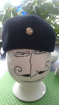 Vintage Evelyn Varon Exclusive Hat w Rhinestone Detail EUC 
