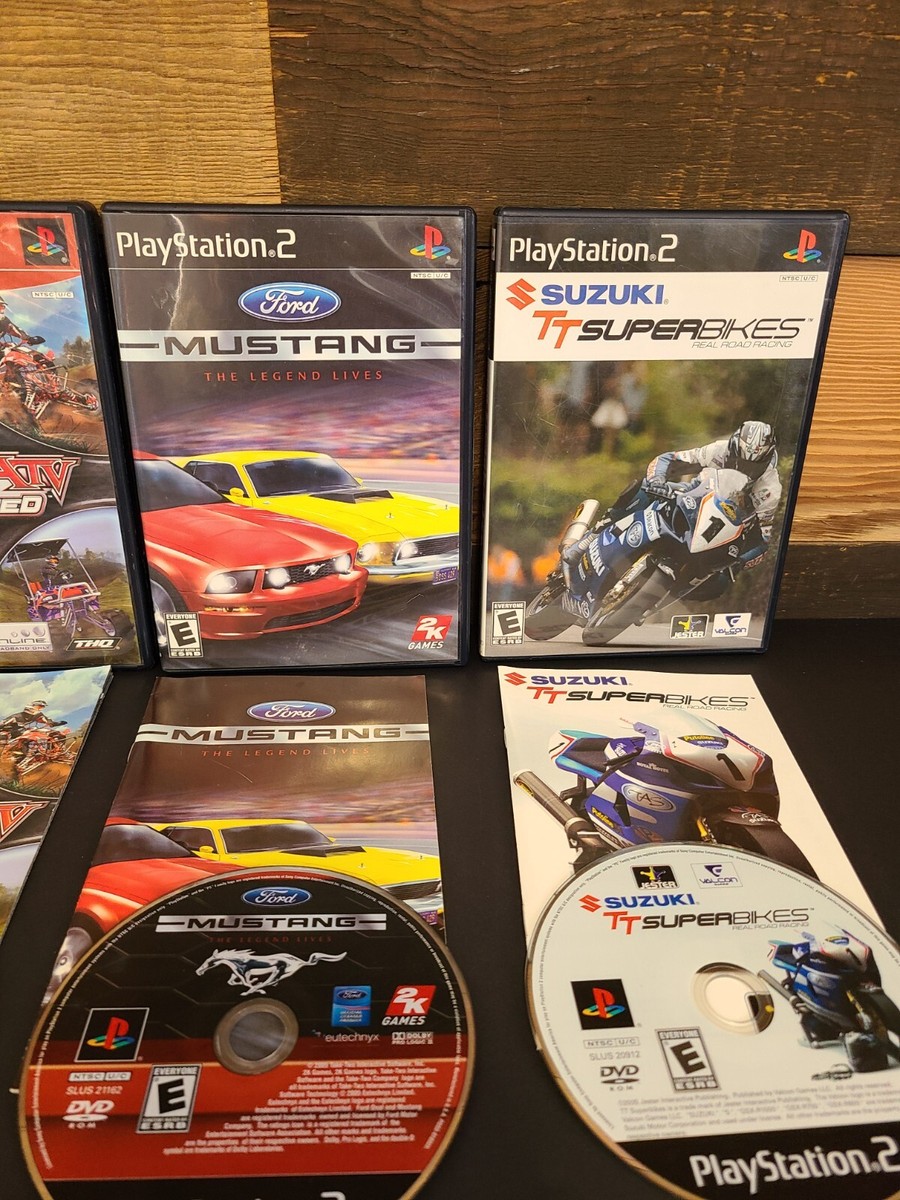 Playstation 2 PS2 Racing Games Lot ATV MX Ford Mustang All