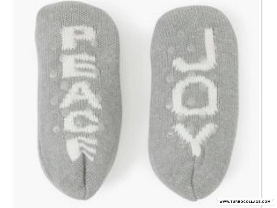 NUEVOS CALCETINES PANTUFLAS DE OSO DE PUNTO PARA NIÑOS DE GYMBOREE TALLA 7/8 Foto 2 de 2