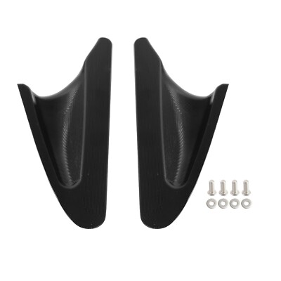 ALU REAR VIEW MIRROR HOLE CAPS BLACK FOR DUCATI 1199 899 PANIGALE 2012 > 15 U4
