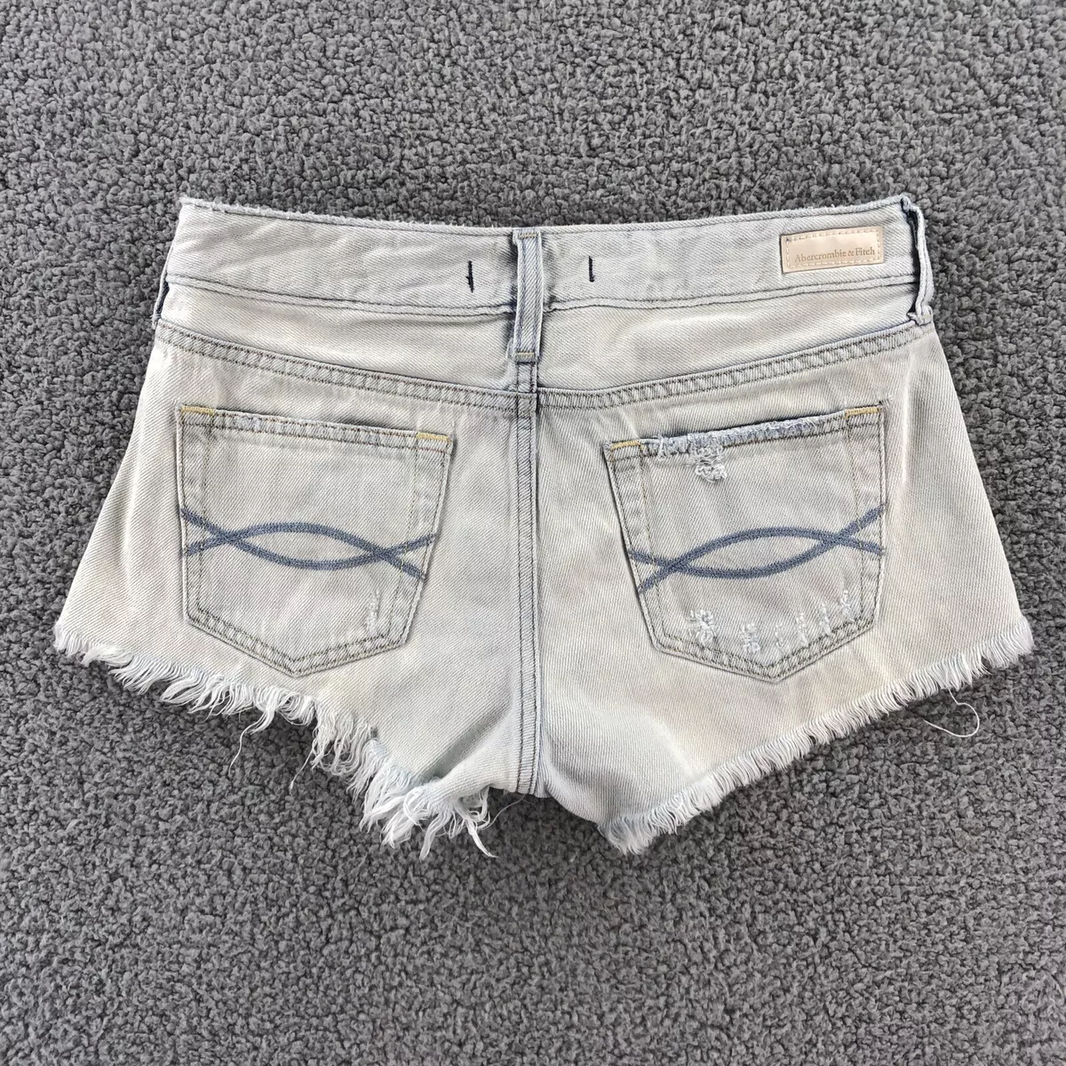 Abercrombie and fitch jean shorts sale
