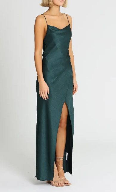 green emerald velvet dress Camilla Dress Purple main image 1