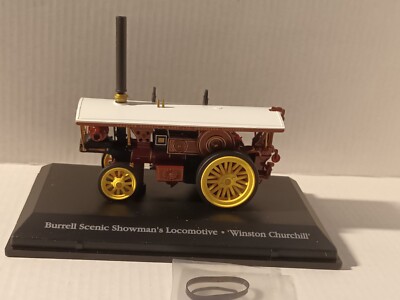 Burrell Scenic Showman's Locomotive - Winston Churchill - 1:76 Atlas 4654102