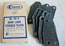 New Champ Items Problem Solver Door Lock Striker Plate No. SP -4 Qty.1
