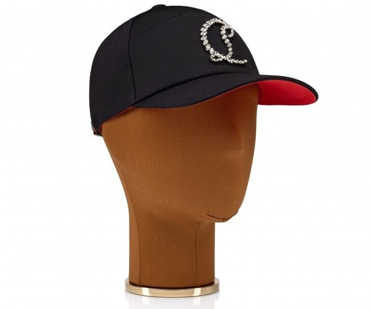 Christian Louboutin Mooncrest Stones Baseball Cap Size XS