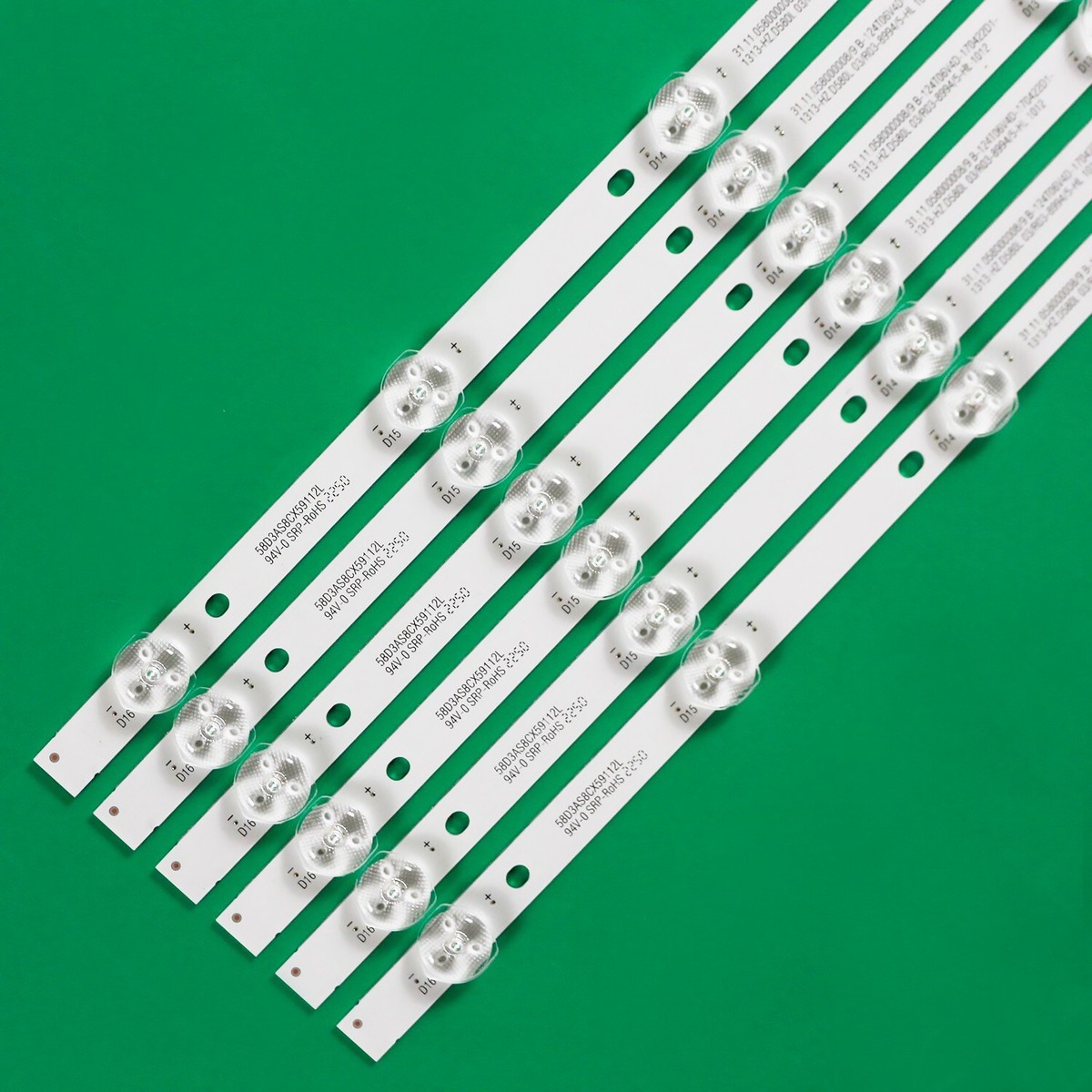 12pcs TV LED Backlight strips For EHT58H16-ZMG SJ.HZ.D5800802