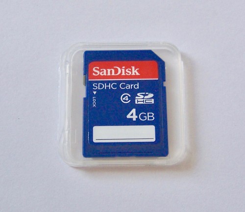 Lot of 5 New SanDisk 4gb SD Memory Cards - 4 gb SanDisk SD Memory Cards SDHC - Picture 3 of 3
