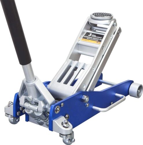 TCE 3 Ton L ow Profile Ec onomic Aluminum, Blue Floor Garage Jack, AT830003XLU - Bild 2 von 6