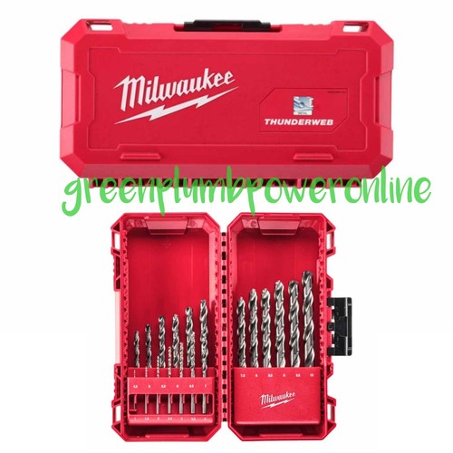 Milwaukee 19 Piece THUNDERWEB HSS-G Metal Drill Bit Set PACKOUT Box 4932493869 - Picture 2 of 4