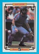 1984 Donruss Champion #58 Gary Carter Montreal Expos Jumbo Baseball Card 
