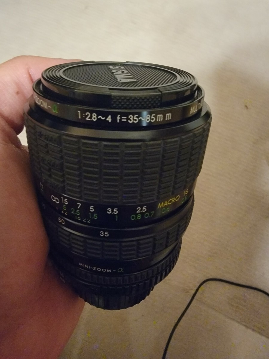As-Is] SIGMA 35-85mm f2.8-4 Zoom Lens | eBay