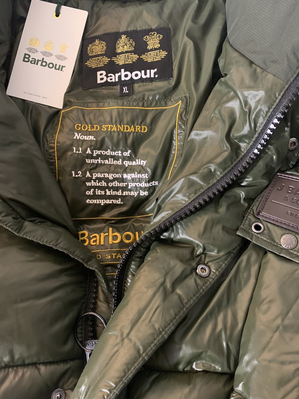 BARBOUR Gold Standard Etna Quilted 