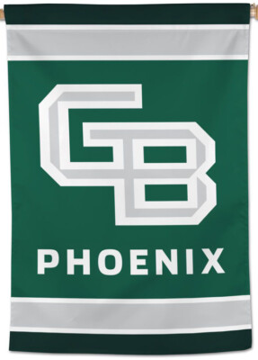 Wisconsin-GREEN BAY PHOENIX Official NCAA Team Logo 28x40 WALL BANNER