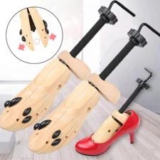 US 2-way Wooden Adjustable Shoe Stretcher Expander Mens Womens Boot Size US 4-13