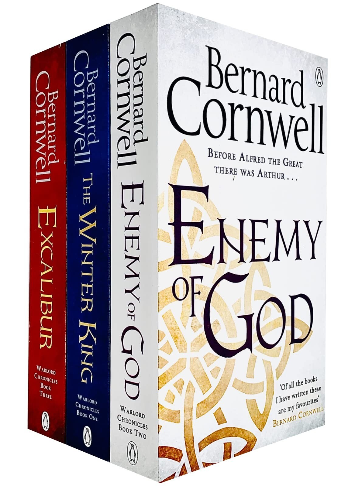 Bernard Cornwell Warlord Chronicles Series 3 Books Collection Set Enemy of God