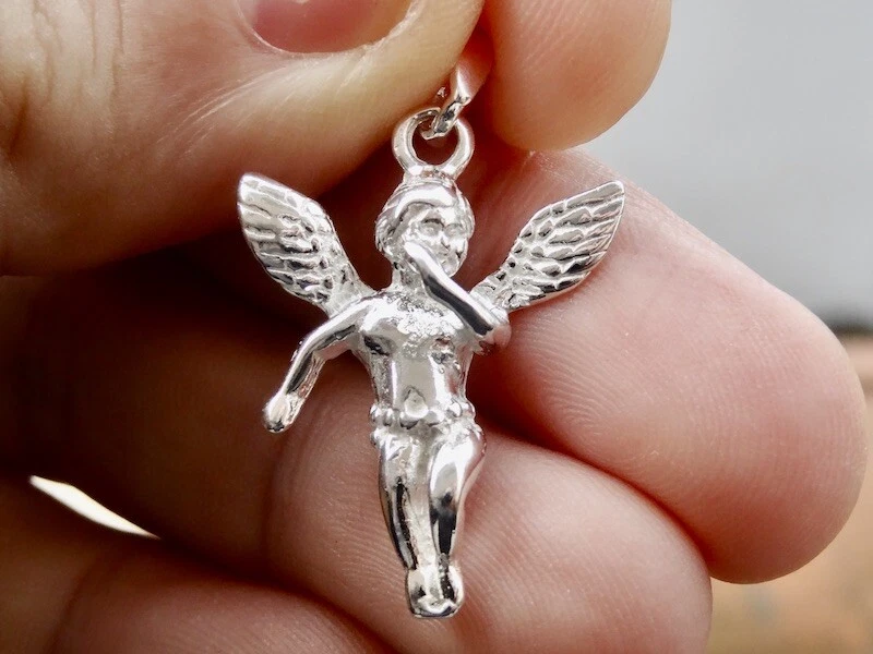 Argento 925, Ciondolo Con Cristalli, Regalo Battesimo - Foto 5