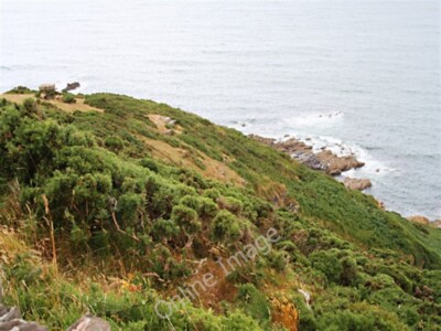 Photo 6x4 Cliffside near Gara Point Wembury The coastal slope here is cov c2009