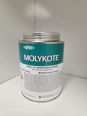 EIN (1 Stück) Molykote DUPONT Dow 3402 C LF Anti-Friction Beschichtungsfett 500g