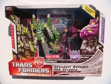 2008 MISB TRANSFORMERS UNIVERSE STANDOFF BENEATH THE STREETS SPRINGER & RATBAT